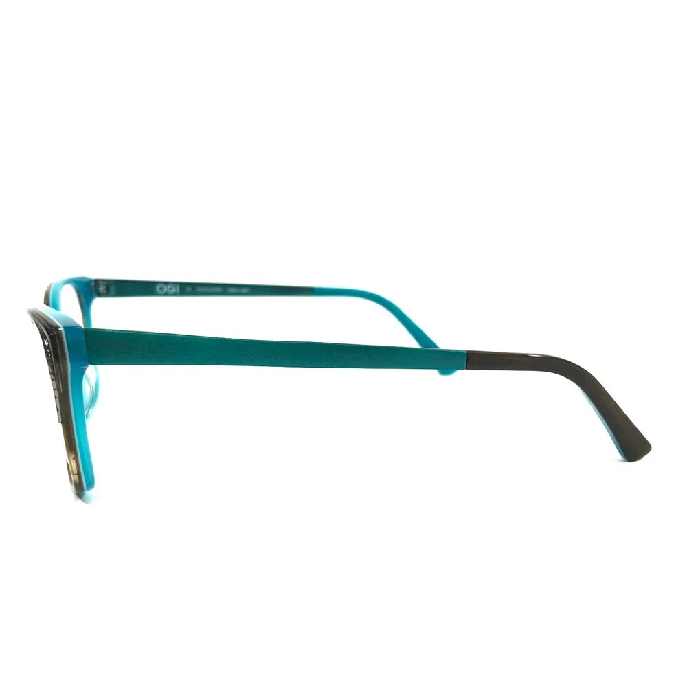 OGI Eyeglasses Frames EVOLUTION 9221/1982 Teal Coffee Blue Brown 53-16-140